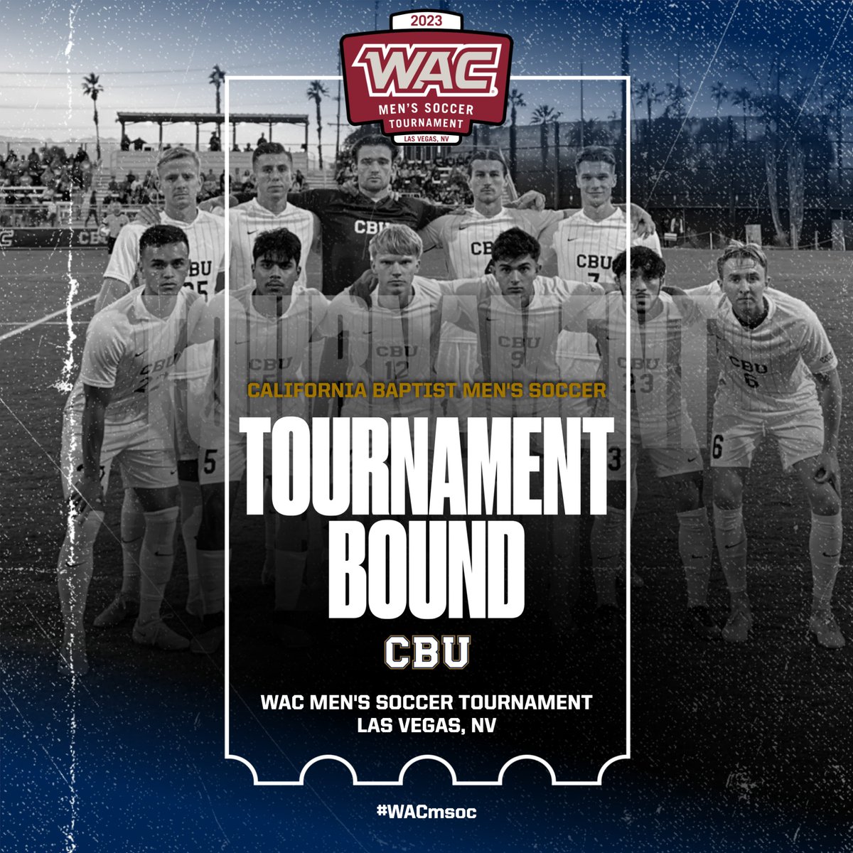 ⚽️ Welcome to the #WACmsoc tournament <a href="/CBUmsoccer/">California Baptist Men's Soccer</a> ‼️

✅ The Lancers have clinched a spot in the tournament!

📆 Nov. 5-11
🎟️ tinyurl.com/539whb97
💻 tinyurl.com/2th5kxd8