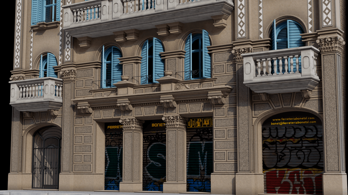 ics_de's tweet photo. Barcelona 1920s building via @artstationhq https://t.co/eFWRdl6NQz 

#blender3d https://t.co/2FzT4akfD4
