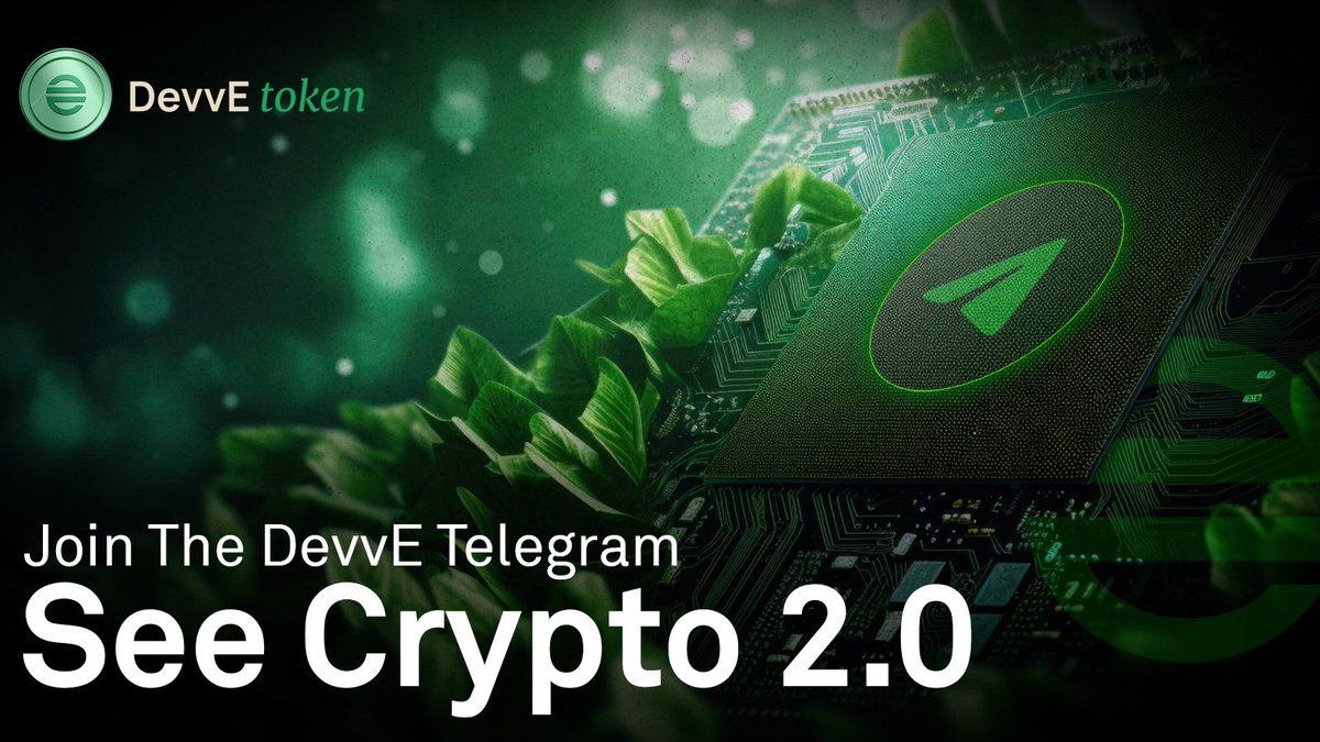 DevvE is an amazing project with record TPS, efficient energy usage, and super cheap transaction costs. It has built off of the years of hard work that the crypto industry has put in, and is taking it to the next level.

See exactly why the world will be using DevvE in its