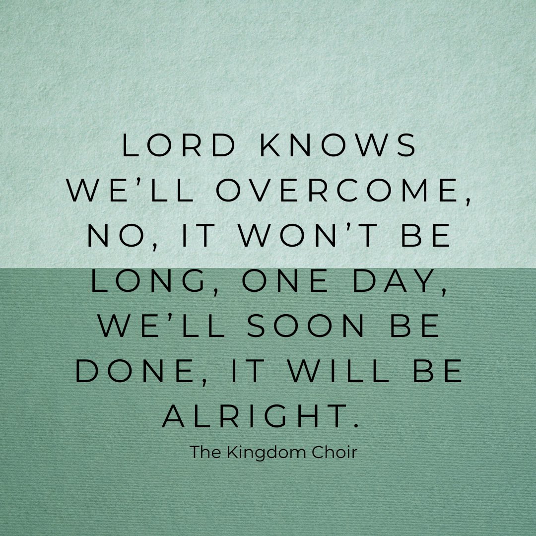It’s right there in green and black!

Soon we shall overcome! Be encouraged today to still get up and face the world despite the challenges we face and the battles we endure. 

#mondaymotivation