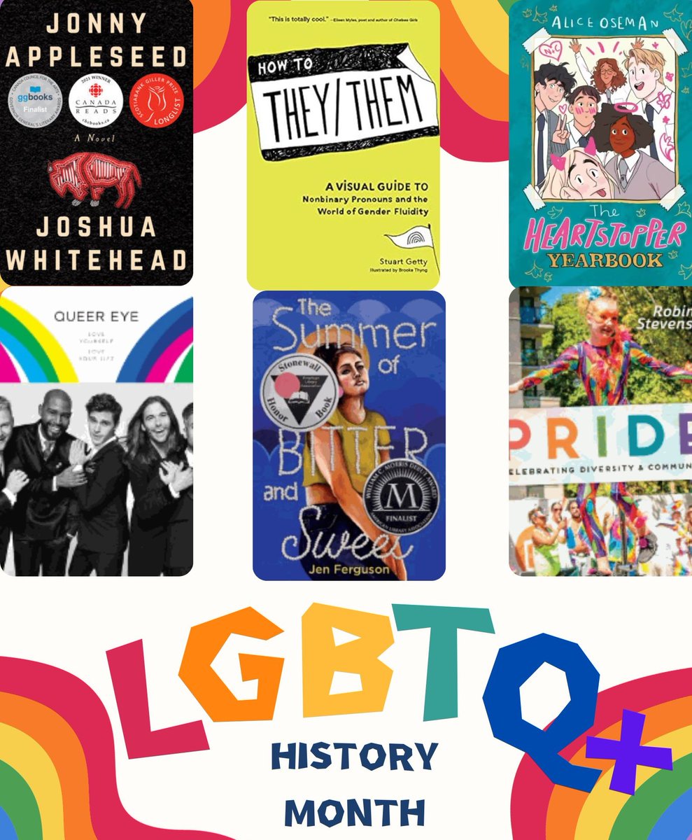 RDHS_Library's tweet image. Did you know? October is LGBTQ+ history month! Check out our display in the library for these titles and many more! @RDHS_Library @lkdsblibraries