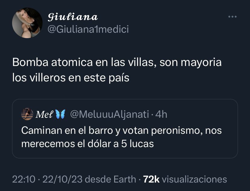 NoChequeable's tweet photo. Odian a Argentina. Odian a nuestra gente. https://t.co/pBEe98qN8D