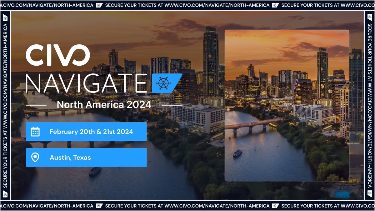 We are almost SOLD OUT of Super Early Bird tickets for Navigate North America 2024! Grab your ticket today for just $100, compared to the standard price of $450 civo.io/493zi1p