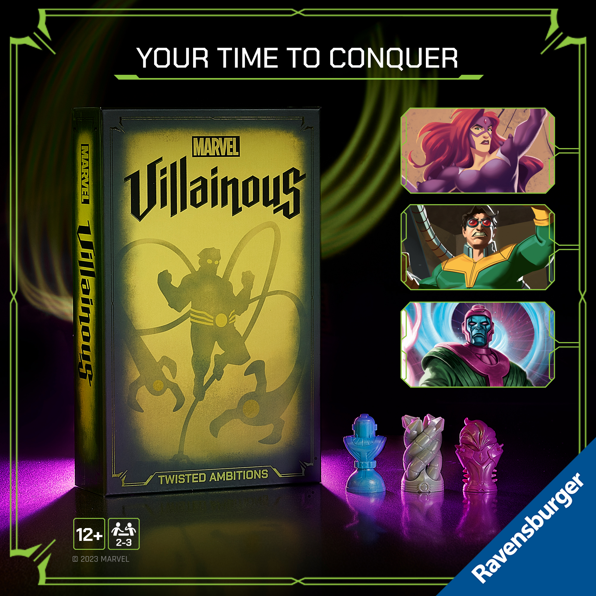 Marvel Villainous Twisted Ambitions Strategy Board Game New 2023