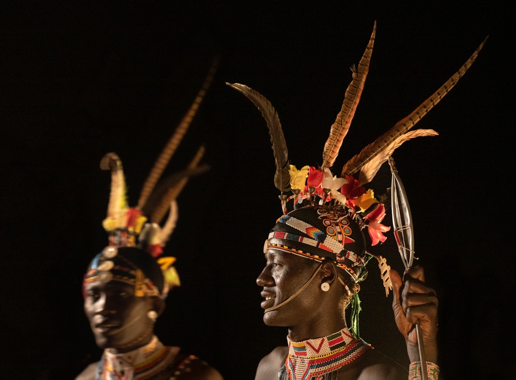 The Samburu warriors of Kenya put on an incredible show at an unforgettable wedding celebration! Witnessing the power and grace of these dancers was a truly moving experience. If you ever have the opportunity to go to Kenya, don't miss the opportunity to see them in action!