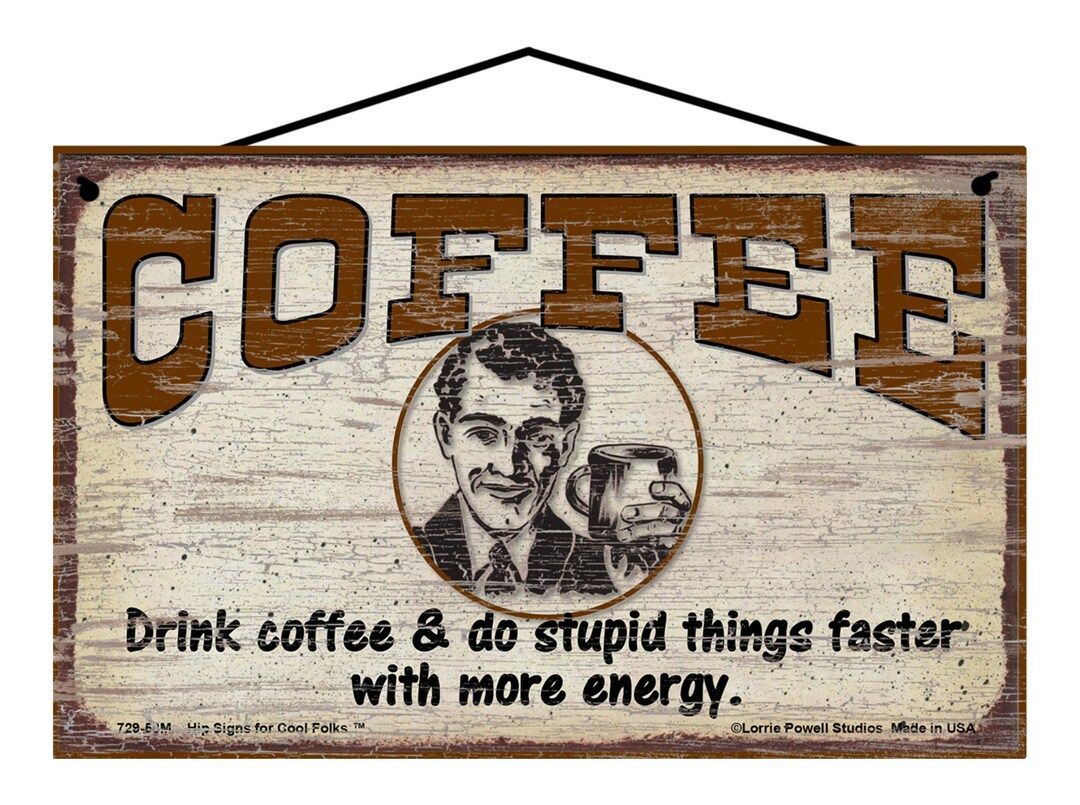 HipSigns's tweet image. Happy Monday!  I think we ALL need some strong coffee today..

Sign available on Etsy!  buff.ly/40diBfJ 

#Coffee #CoffeeSign #Etsy #Gifts #KitchenDecor #HomeDecor #Decor #WallArt #WallDecor