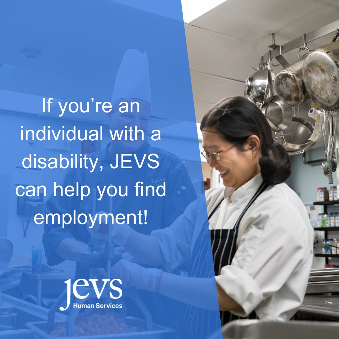 Ready to unlock your potential? JEVS hireAbility can help! Get job support through customized employment programs for individuals with disabilities. Check it out by clicking on the link in our bio!  jevshumanservices.org/hireability/