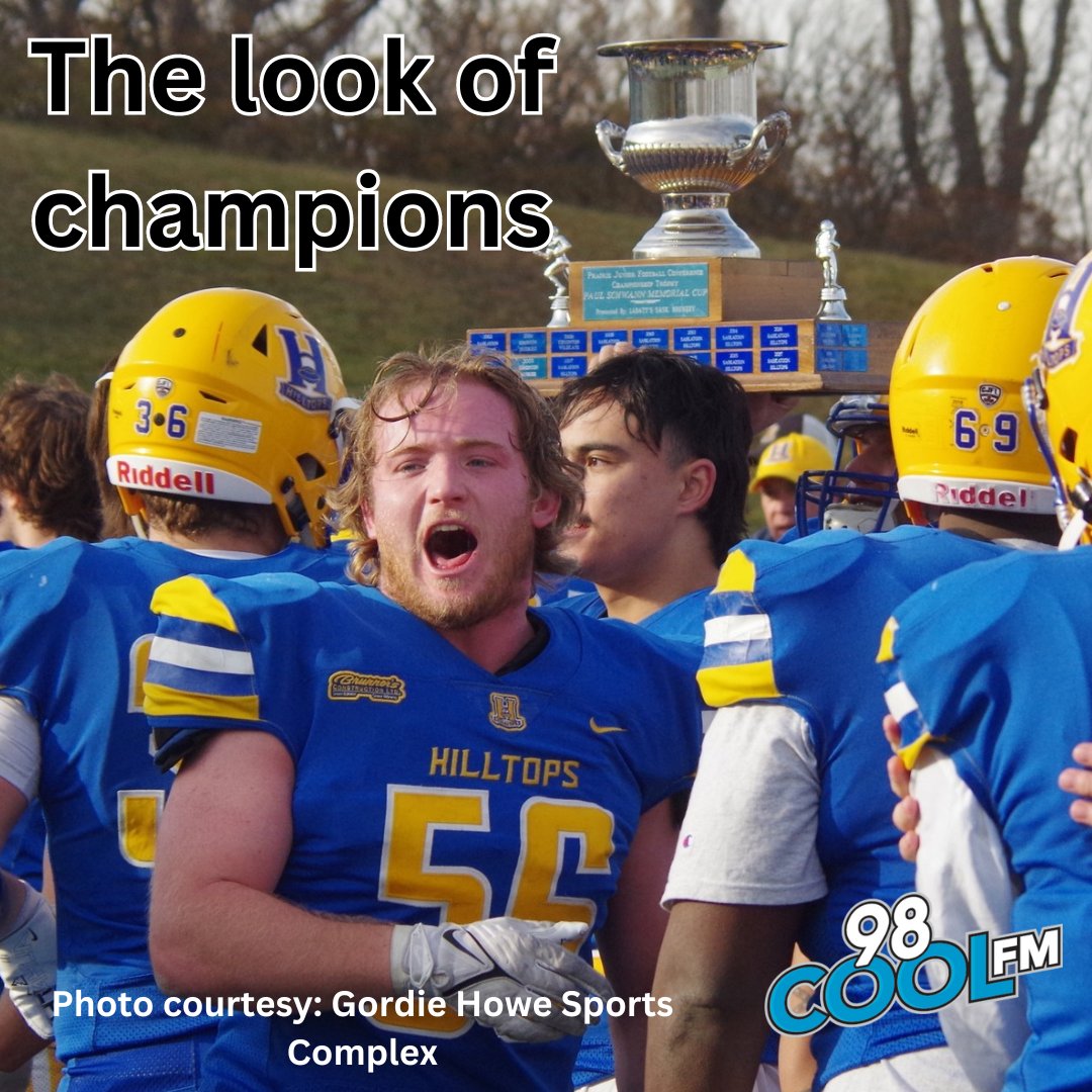 98COOLfm's tweet image. Congratulations to the @SaskHilltops  who know the job isn&apos;t done yet!  #goToppers