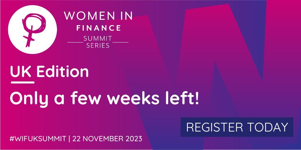 Have you registered for this year's Women in Finance - UK Edition yet?  Don’t miss this opportunity - an intimate, 1-day event that brings together finance professionals from diverse backgrounds!  
Find out more &amp; register your free place: buff.ly/46hrYNI  
#WIFUKSummit