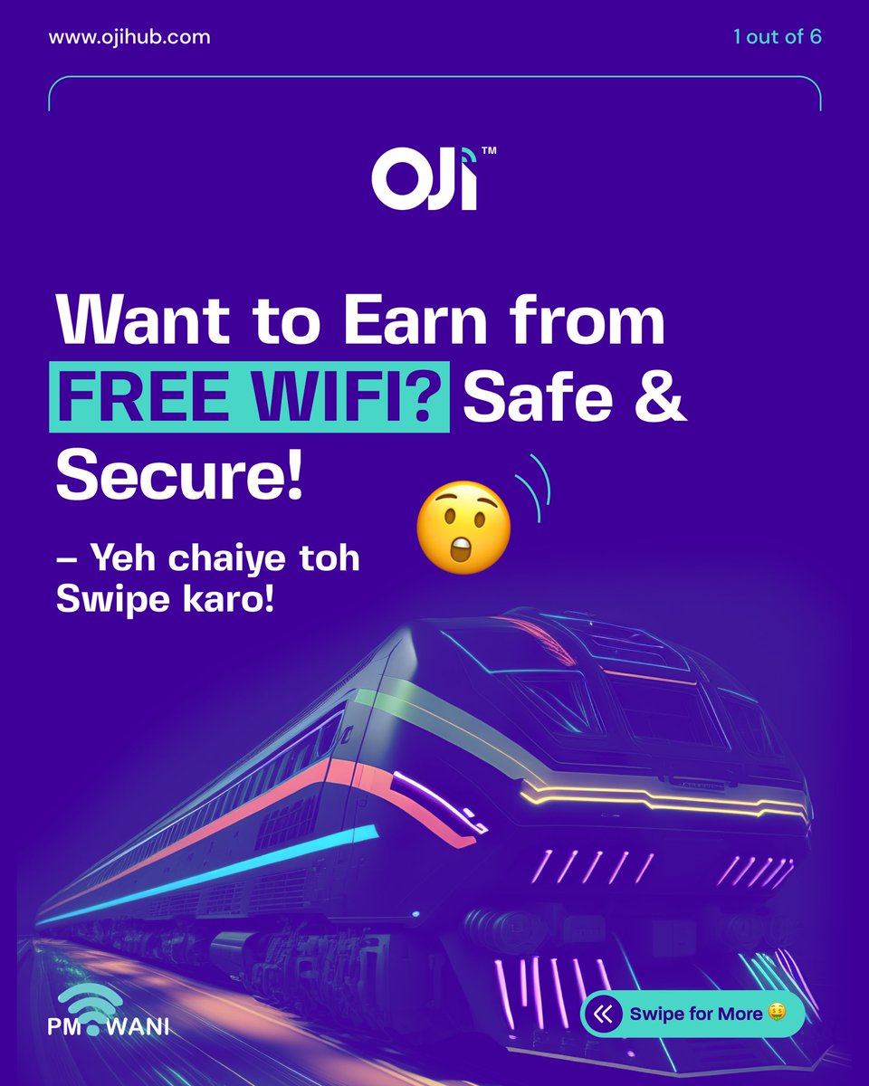 OjiHub's tweet photo. Unlocking Earnings Safely: Free WiFi, Free Opportunities 🌐💰
.
.
.
Oji | Oji Hub | Oji WiFi | Free WiFi | Earn | Safe | Secure 

#oji #ojiwiFi #connectwithoji #freeojiwifi #ojiconnect #stayconnectedoji #ojihotspot #ojinet #surfwithoji #ojiwireless   #freepublicwifi #earn #safe https://t.co/b9OqvmOvH7