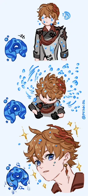 水の払い方が大型犬のそれだったら可愛い🐳 