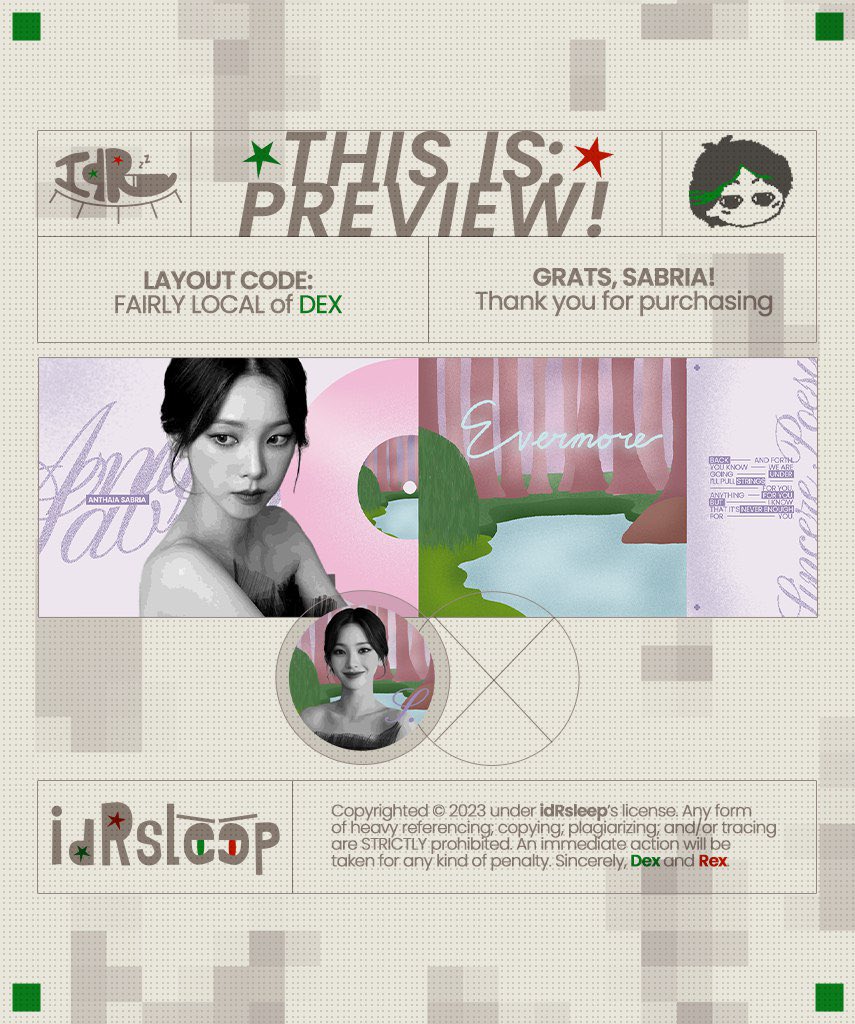sabriaiy's tweet photo. ️ ️
             ❛    𝓈𝑜𝑖𝑔𝑛𝑒́;

             .    .    .

Aku juga punya layout super keren dari @idRsleep! 😭🤍 Sukaaaa banget sama hasilnya, warnanya bikin layout ini makin cantik. Thank you for the masterpiece, Dex!
 ️ https://t.co/CjCIAKgZHP