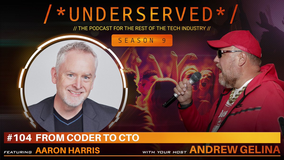 Season 9 is out now! Episode #104 of Underserved features Aaron Harris. Listen now at buff.ly/3RVaSRA - no podcast client needed! Also available on Apple Podcasts, Google Play, and Spotify! 

#boston #podcast #software #developer