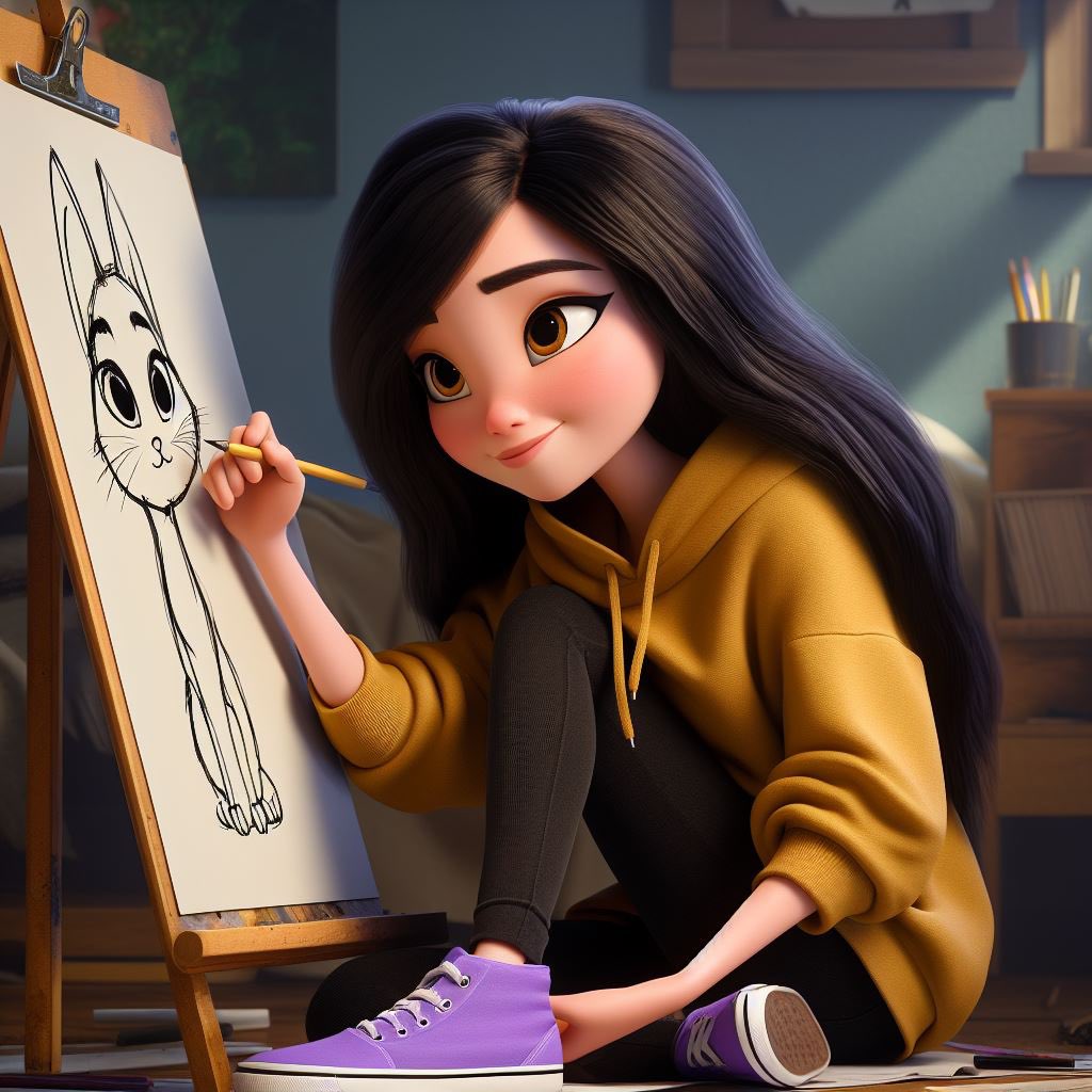 Completamente viciada em gerar retratos ai meus no estilo Disney Pixar enquanto choro pq nunca mais na vida vou conseguir trabalhar como ilustradora