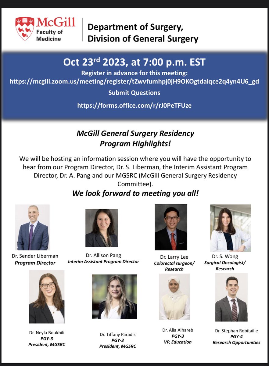 McGill General Surgery (@mcgillgensurg) on Twitter photo 