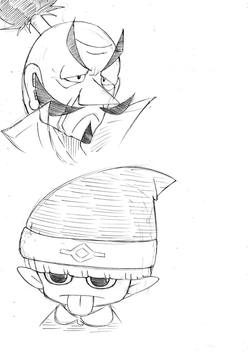 とりあえず設定とかは考えず思いつくままキャラデザ中です