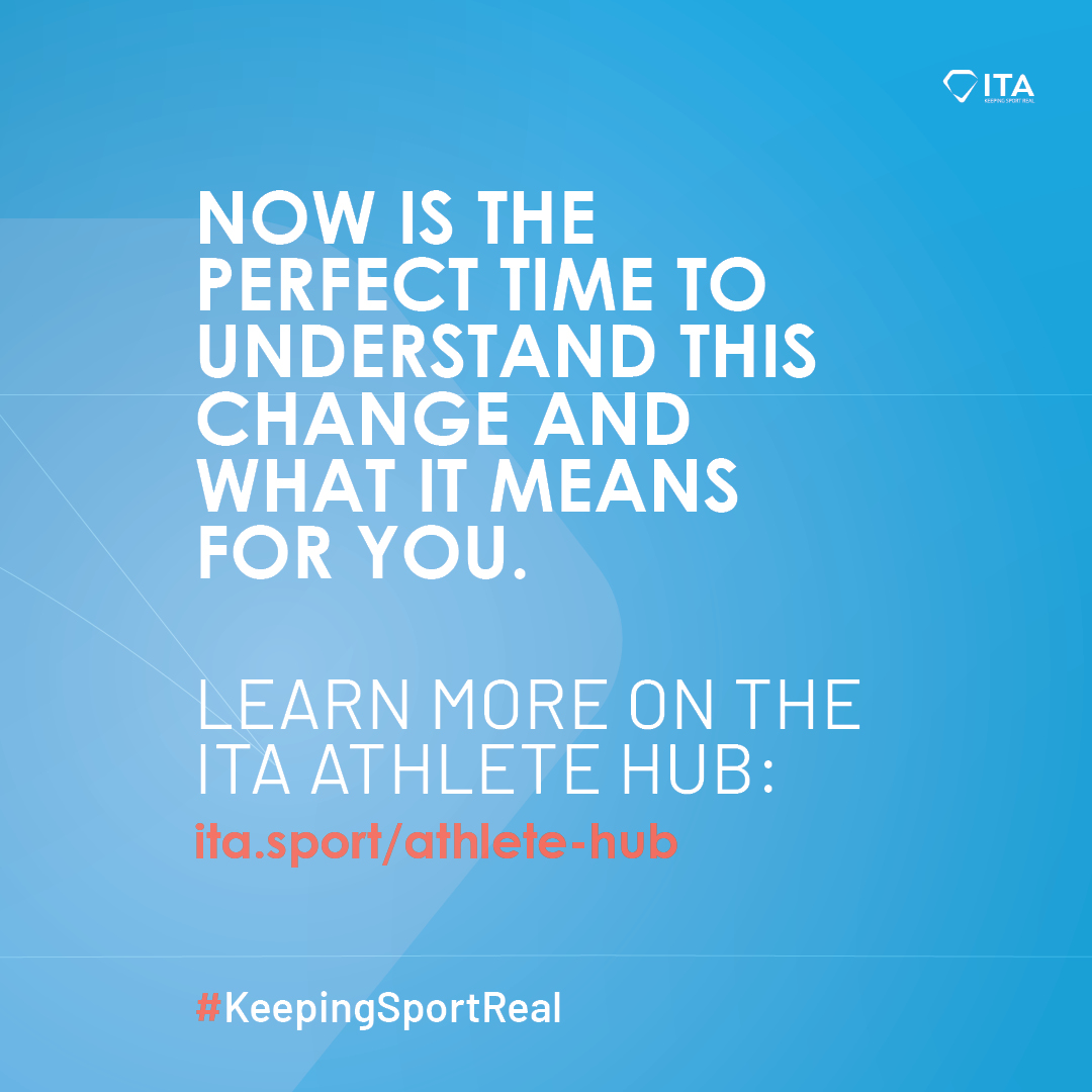 Important for all ATHLETES! 🏃‍♀️

Tramadol will be prohibited in-competition from 1 January 2024 in all sports.

To know more about this change to the <a href="/wada_ama/">WADA</a> Prohibited List for 2024, read our new article on the ITA's Athlete Hub: ita.sport/athlete-hub

#KeepingSportReal