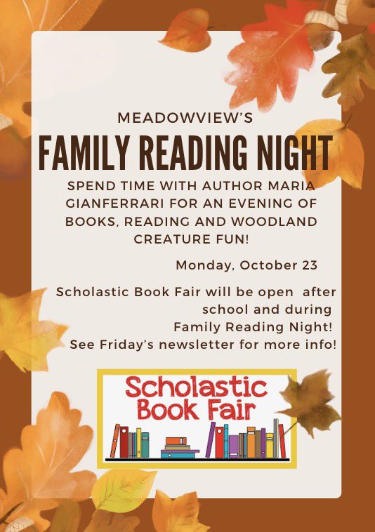 Discover_MV's tweet photo. It’s a big day here at MV!  Author Maria Gianferrari will spend the day with our students, then will be here for family Reading Night!  Hope to see you tonight! https://t.co/2O9A4kC7lr