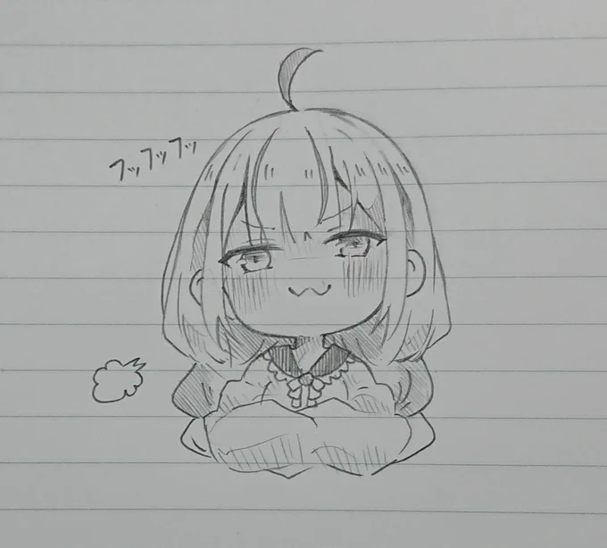 どや顔あくたん落書き～(フンスッ)😏✨