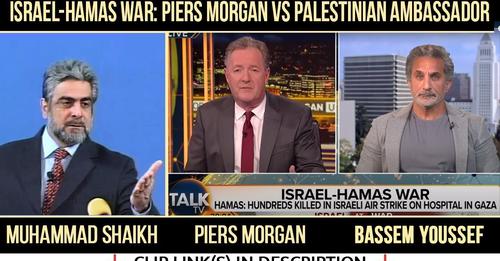 Response Israel-Hamas War: Piers Morgan vs Bassem Youssef On Palestine's Treatment | Muhammad Shaikh Have you watched this tweet yet ? This is a must watch ⬇️ youtube.com/watch?v=x_qFeE… #islamicquote #islamic #muhammad ? #quranquotes #quranquote