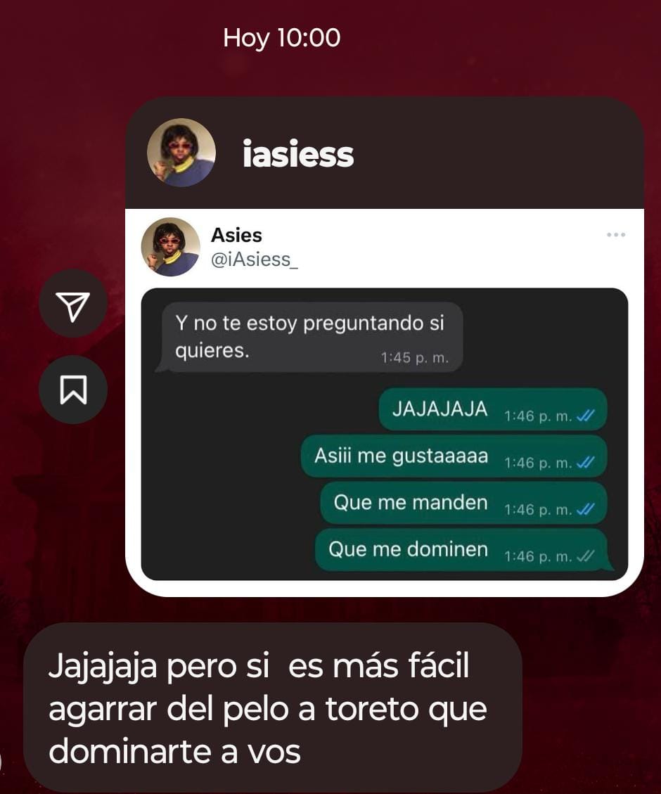 Mi ex me mandó un meme y esa fue mi respuesta