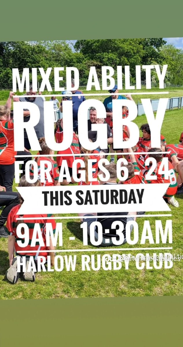 Training this Saturday see you all there