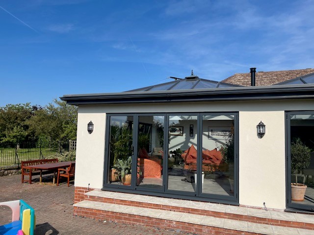 With TSL Ali Bifolds and one of our stunning Eurocell glass roofs the results are an amazing space that adds real wow factor to the house! 
If your looking for a trade supplier to make your life easier give us a call on 01204 365222
#Aluminium #Bifolds #Conservatories #Eurocell