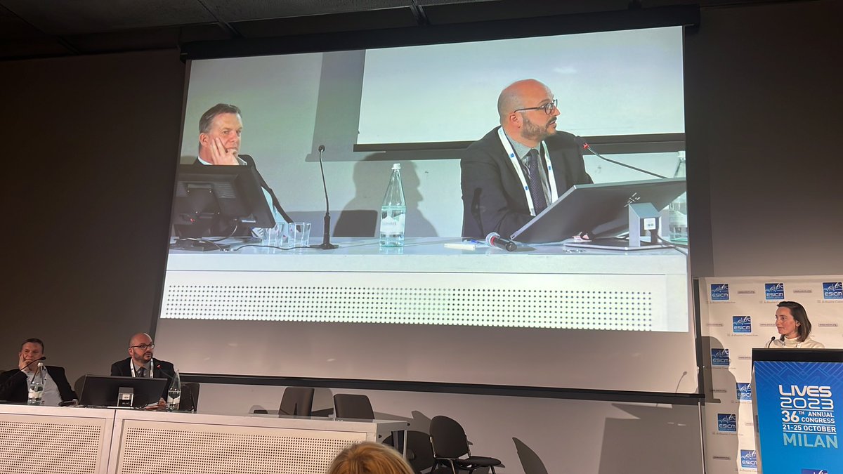 DrAnaRou's tweet photo. 👏 Great talk @sofie_dhaese ➕➕➕

My take home message here is crystal clear: 

🙏Don’t decrease the dose only because the patient has renal failure! The risk of undertreatment  is important and the risk of dose dependent toxicity unsure!

#LIVES2023 @ESICM https://t.co/5va5gbchIm