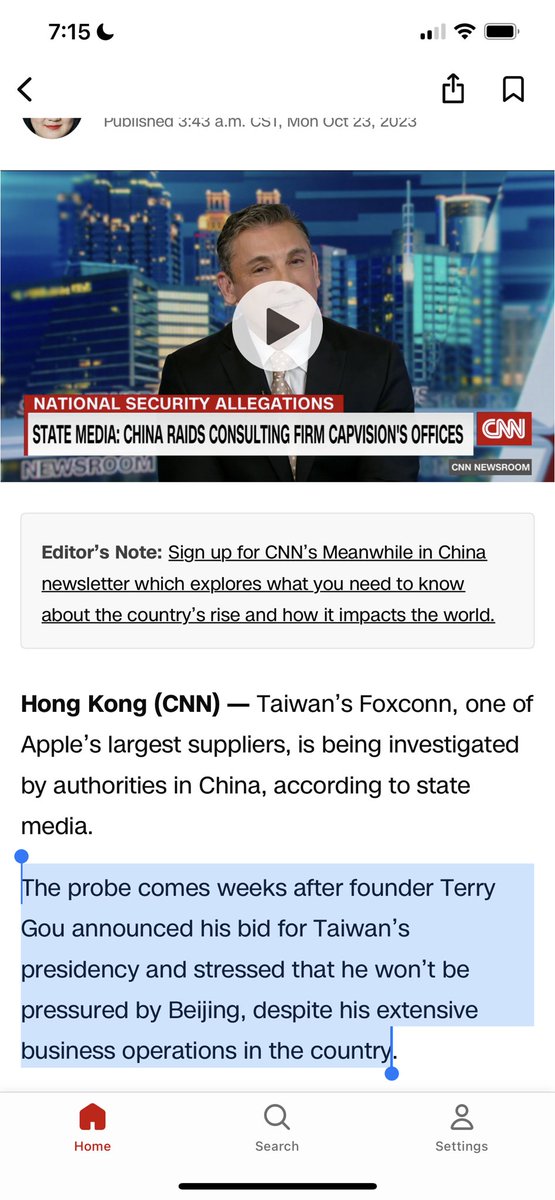 Crisis geopolítica, microchips y seguridad nacional. En 2023, a Estados Unidos se le alertaron todos los frentes.

#Foxconn #Taiwan #Taiwancrisis