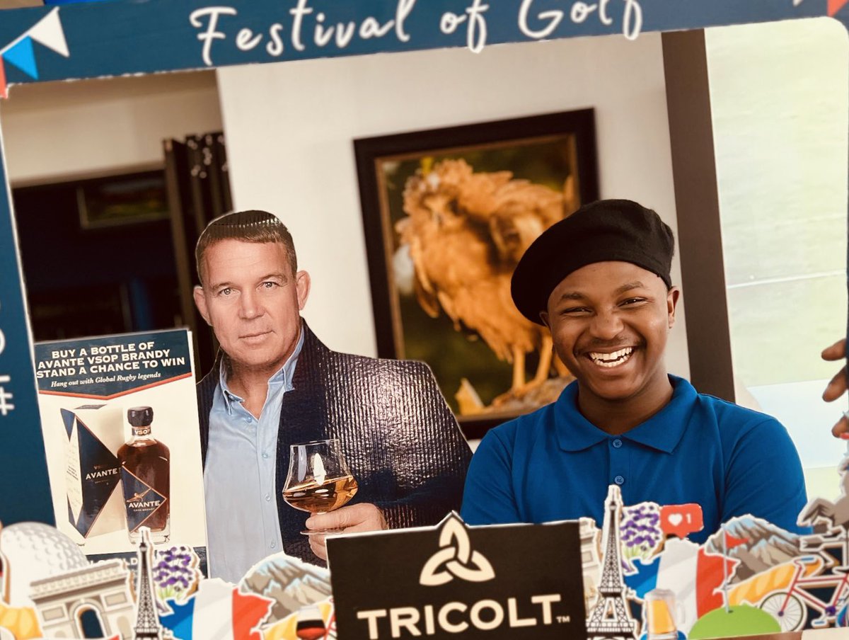 Star of the show on day 1 of the 2023 Festival of Golf! The one and only @JohnSmit123 😅🇫🇷 @AvanteBrandy