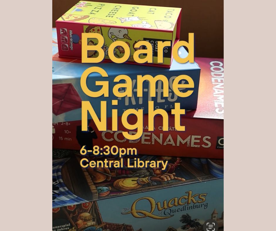 Board Game Night is back at Central Library! Drop in for a fun evening of table-top games this WED, OCT 25 from 6–8:30pm. In partnership with @ubercoolstuff #LdnOnt