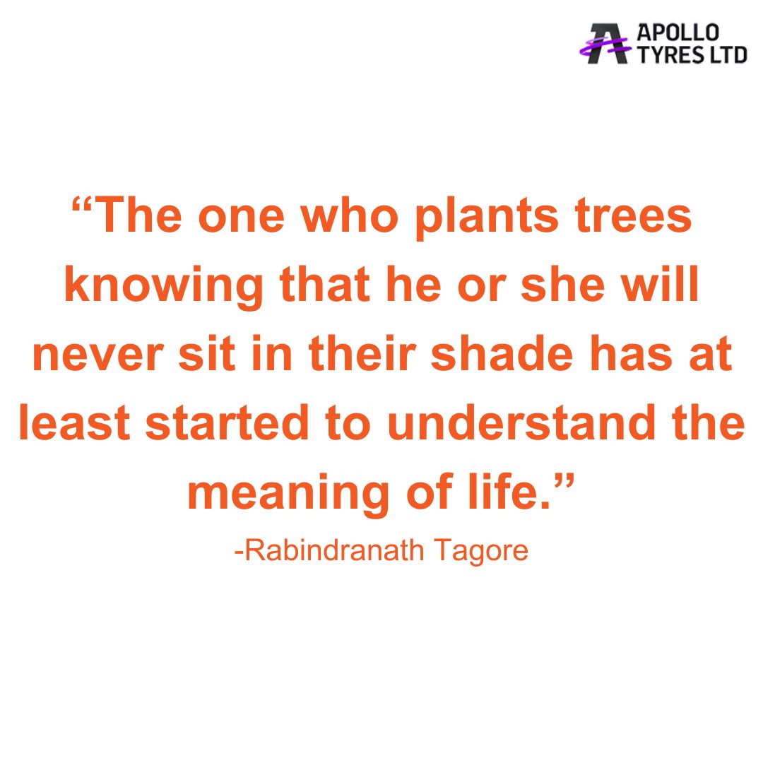 As another small step in furthering our commitment to biodiversity conservation, Apollo Tyres has now joined the #TrillionTrees movement by the World Economic Forum’s (@wef) 1t.org initiative.