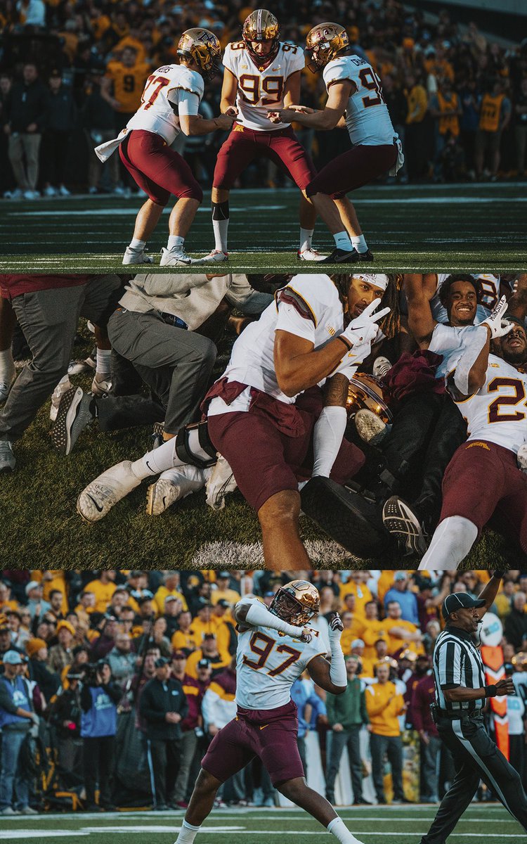 GopherFootball's tweet photo. Row the Boat. Ski-U-Mah. Go Gophers! https://t.co/LcKruYwxAE