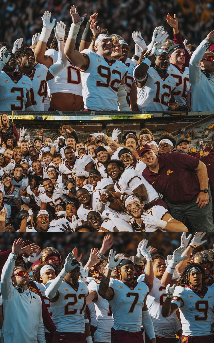 GopherFootball's tweet photo. Row the Boat. Ski-U-Mah. Go Gophers! https://t.co/LcKruYwxAE