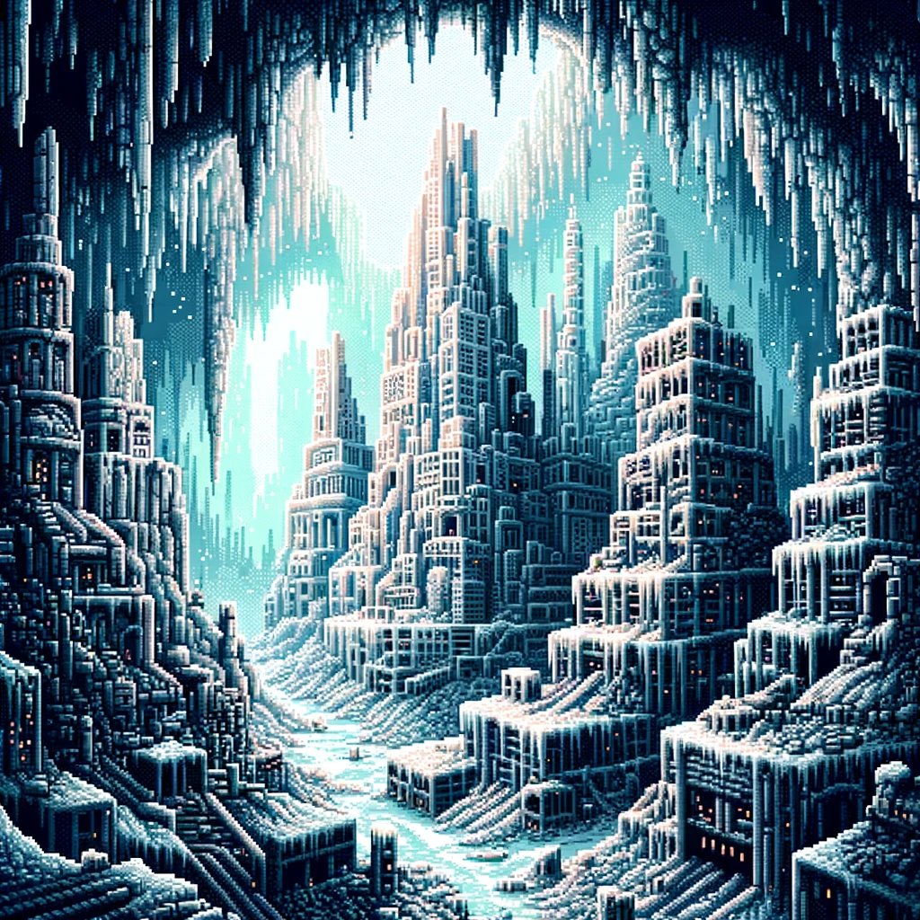 CryoNest's tweet photo. Day 57: The entrance opened to Thulean,a dream city with glass and stone towers that reflect the Antarctic sun in its empty streets like echoes of a forgotten era.

Join: https://t.co/LjBuLwjIkA

Any interaction will be considered.

#CryoNest #NFT #NFTart #nftcommunity #freemint https://t.co/k7z7wrXiM8