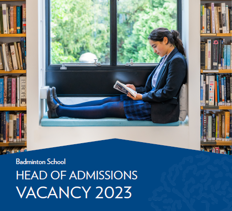 📢 VACANCY ALERT! We are seeking to appoint an accomplished Head of Admissions to join our supportive External Relations Department! Full details and how to apply: bit.ly/BadmintonVacan…
#bristoljobs #admissions #bristolvacancies #education #independentschools