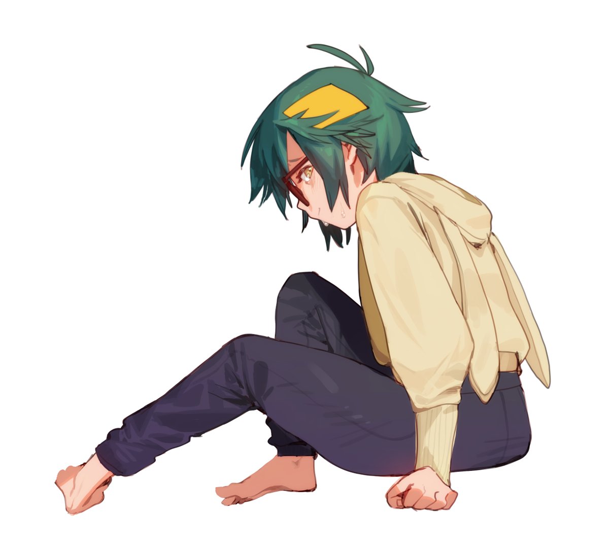 「gotta stretch before ring fit」|ｒａｎｅブルーのイラスト