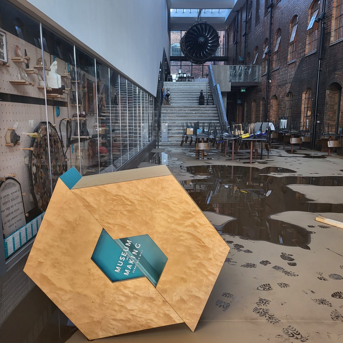 Recent severe weather conditions have exposed the Museum of Making to substantial flood damage. The museum will be closed to the public whilst insurers are consulted, the damage is further assessed and a repair plan is put in place.

Find out more: bit.ly/DMFloodDamageM…