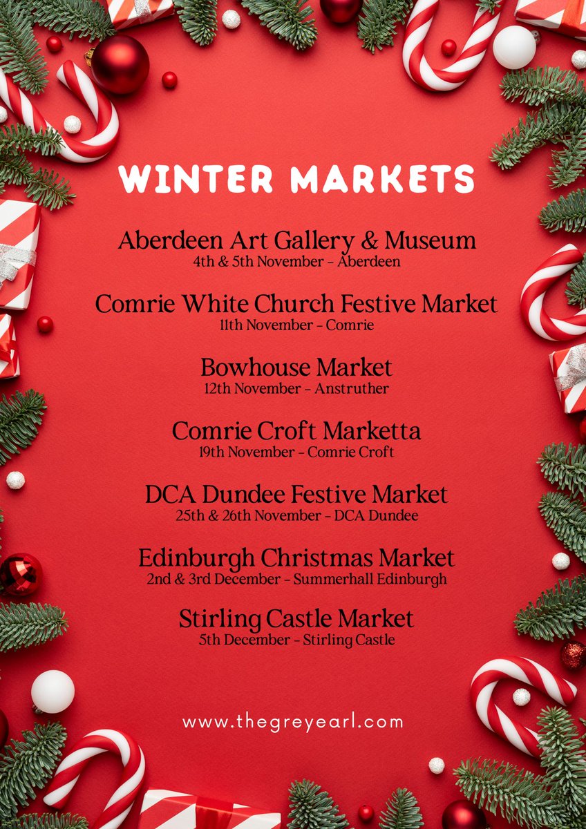 It's time to announce The Grey Earl Festive Market Tour 2023... Ding Dong