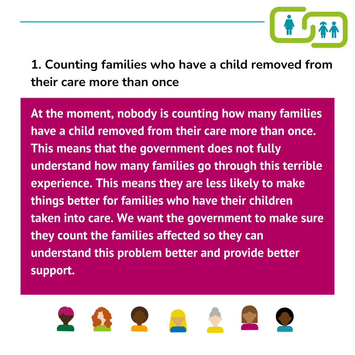 PauseOrg's tweet photo. Last week we published our new report #NeverMoreThanOnce. We are asking the government to make sure they think about what support birth families need. We have three key asks, here is a short summary 👇

Read the full paper ➡️ https://t.co/SWizEPmlrB https://t.co/Opz4byMJEh