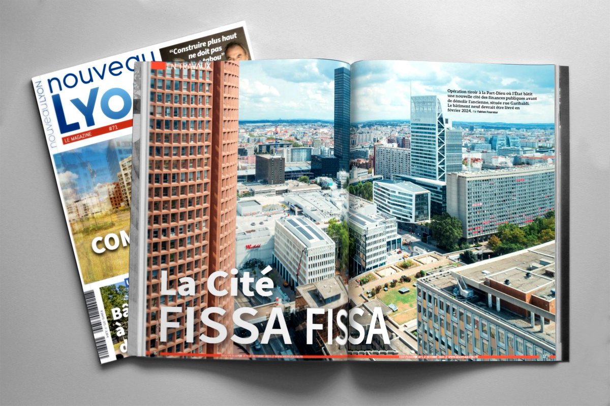 [ REVUE DE PRESSE ] La nouvelle Cité Administrative d'État est dans le Nouveau #Lyon.
Retrouvez l'intégralité du dossier consacré à la Cité Administrative d'État dans le numéro d'octobre du magazine #lenouveaulyon.
+ d'infos sur ce projet : lnkd.in/eNqGGG5X
#teamarchi #cae