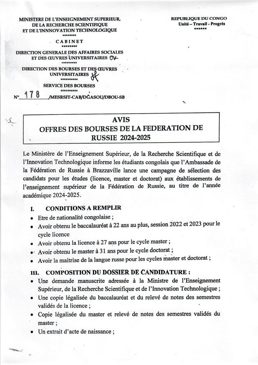 Ministère de L'Enseignement Supérieur tweet media