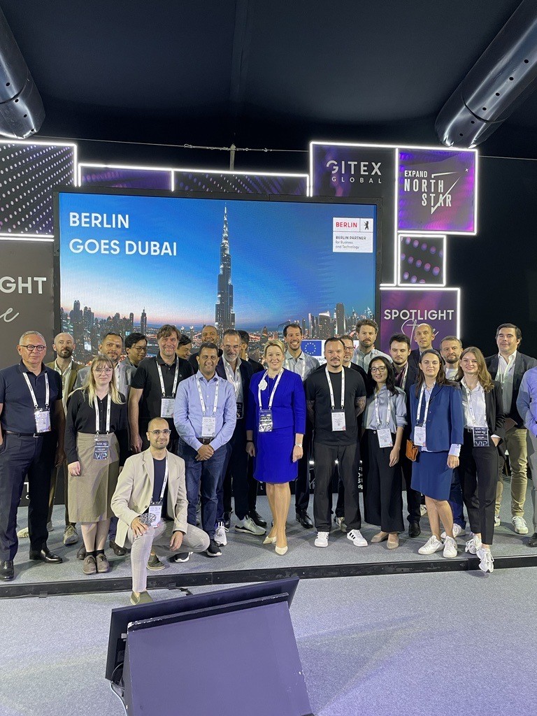 What an incredible week it has been! Our 'Berlin goes Dubai' delegation has reached its end, and we're thrilled to share some of our standout moments: ✨ Participating and presenting at the @expandnorthstar / @GITEX_GLOBAL, the World's Largest Tech & Startup Show ✨ Hosting our…