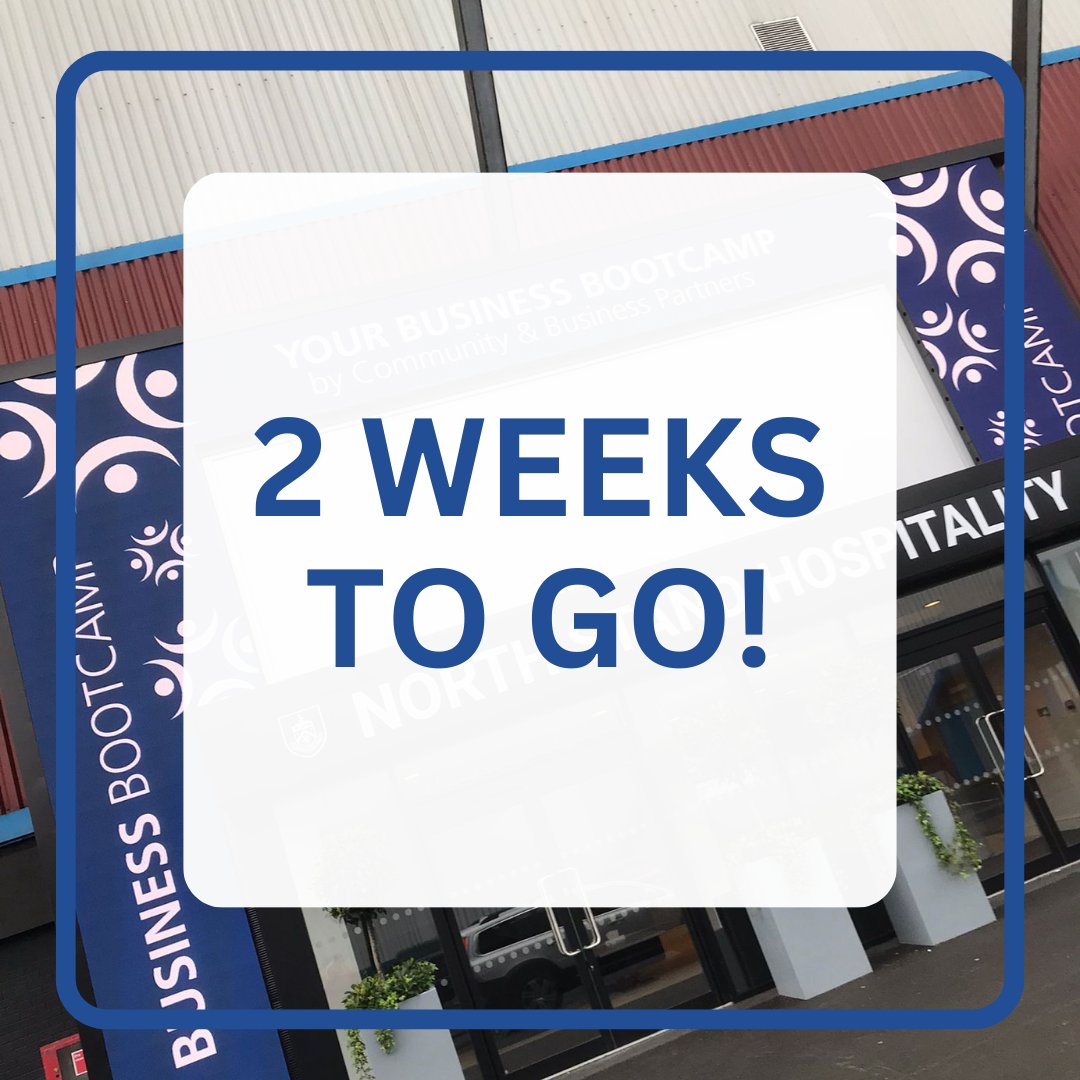 Attention, North West business owners and leaders – the countdown is on!

Your Business Bootcamp is just around the corner, and we're not kidding when we say that time is running out!

This is your two-week countdown – mark your calendars now!

🔗 bit.ly/44ci5yT