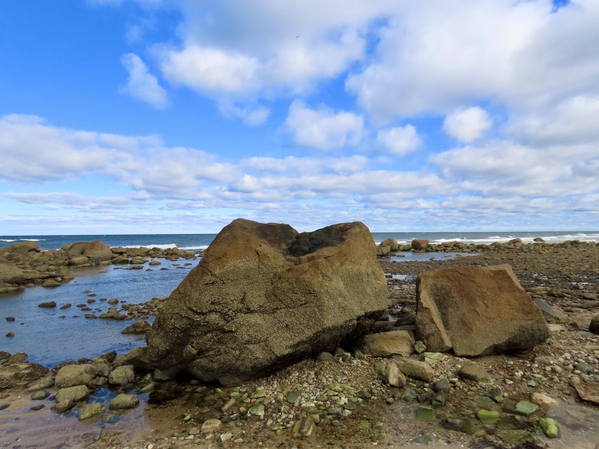 sdoppler2's tweet image. Beachside boulders 
#CapeCodBay