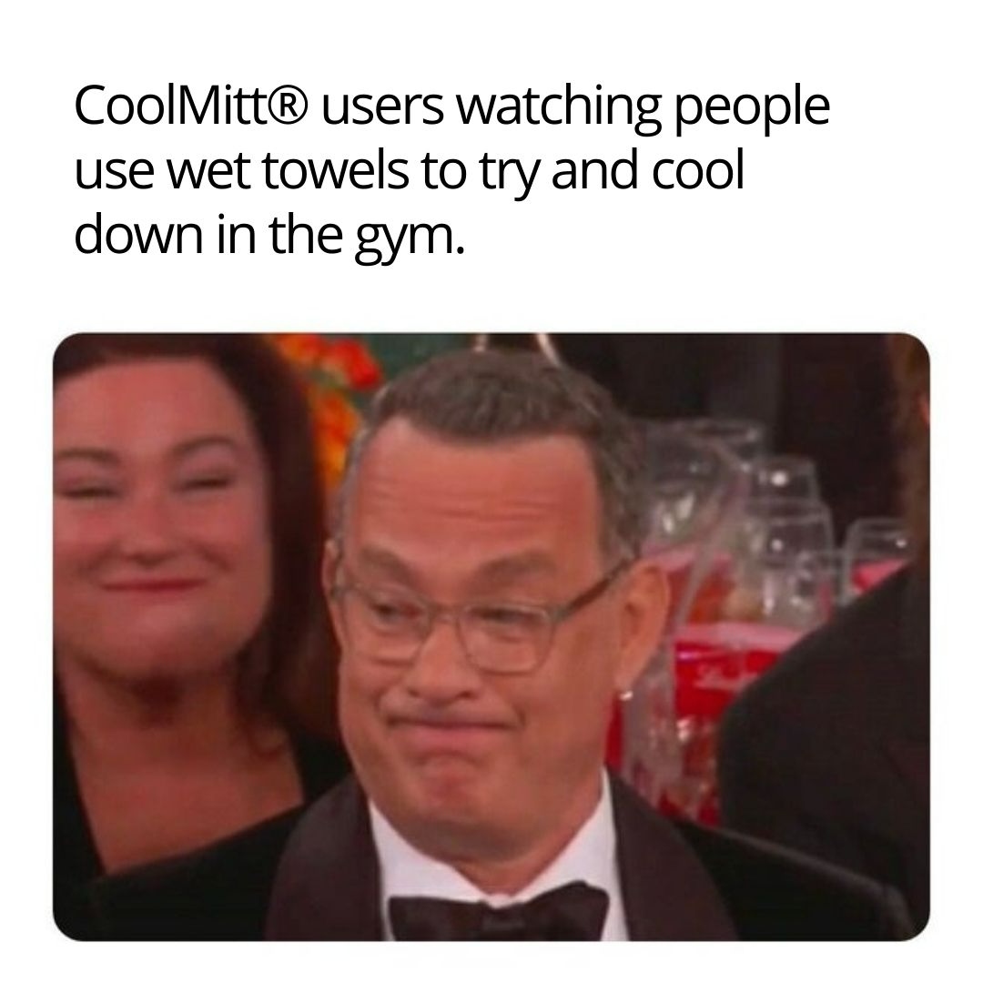 RealCoolMitt's tweet image. We&apos;re not judging... but there is definitely a better way to cool down and enhance performance. (just saying) 🤷‍♀️

See for yourself at coolmitt.com.

#coolmitt #enhancedperformance #sportstraining #inthegym