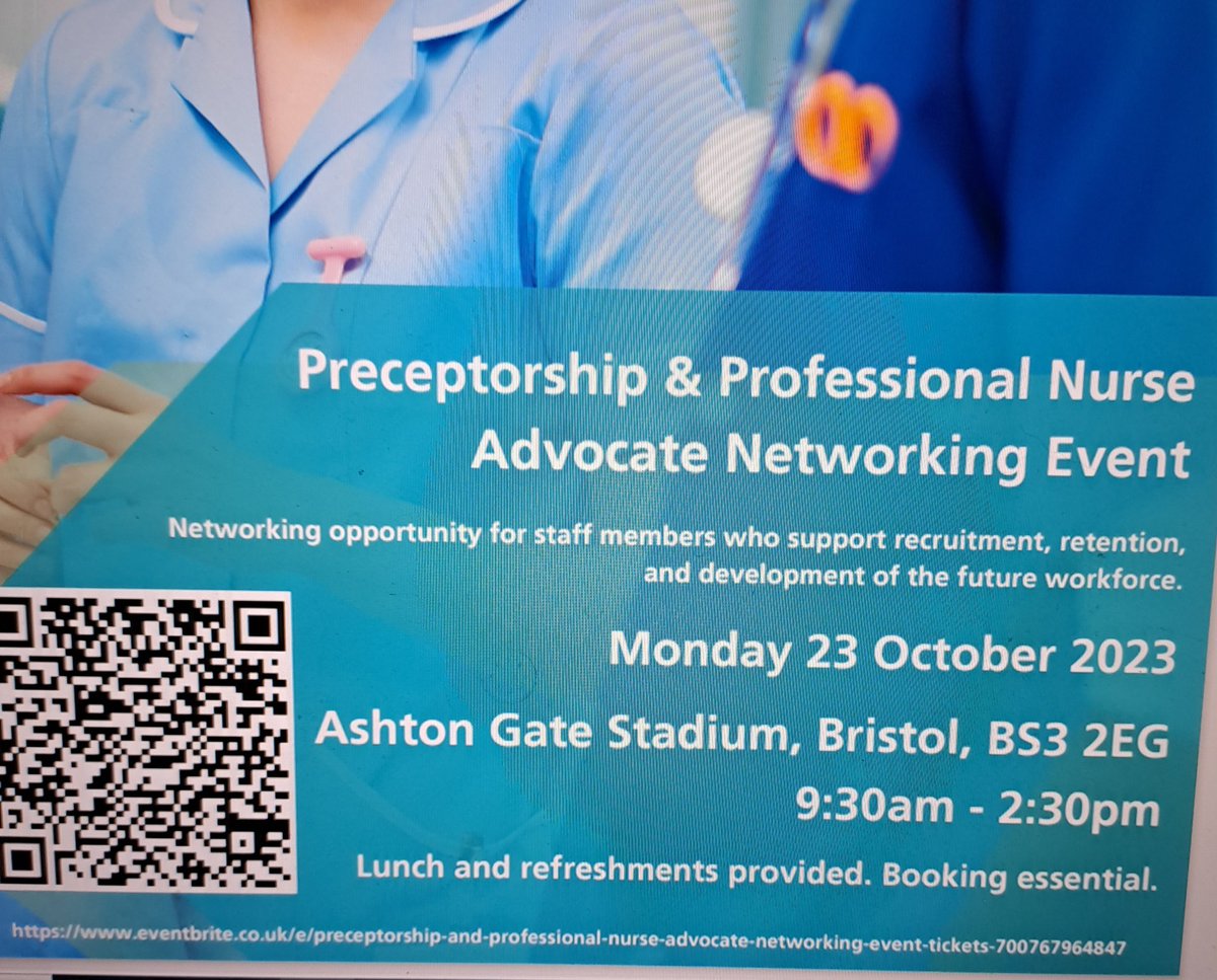 LisaThomas182's tweet photo. Brilliant Networking Event this morning at Ashton Gate discussing looking after our newly qualified nurses and embedding clinical supervision in practice @uhbwNHS @jo_witherstone #pna https://t.co/4Kzr2P5lpW