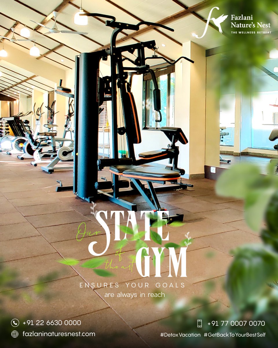 Embark on a holistic #WellBeing journey at #FazlaniNaturesNest, where every #workout is an investment in your long-term health. Discover the perfect fusion of physical & mental harmony, making #wellness an integral part of your daily life. 

#WellnessResort #FitnessRetreat