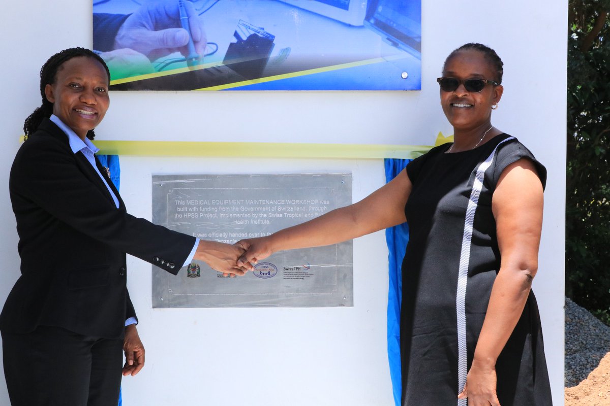 The facility was received on behalf of <a href="/tanzaniagov/">Tanzania Government</a> by Dr Grace Magembe, Deputy Permanent Secretary <a href="/wizara_afyatz/">Wizara ya Afya Tanzania 🇹🇿</a>. 

Also present was Jacqueline Matoro who represented H.E Didier Chassot, Ambassador of Switzerland to Tanzania.

<a href="/SwissDevCoop/">Swiss Development and Cooperation</a>
<a href="/SwissTPH/">Swiss TPH</a>