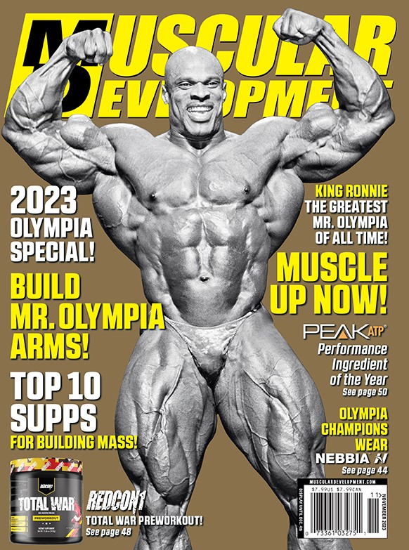 MuscularDevelop's tweet image. Next MD Cover November 2023: King Ronnie: The Greatest Mr. Olympia of all Time @ThatBigRon  Read an excerpt from Steve Blechman @steveblechman1953 Editorial Letter and online now at  musculardevelopment.com  @giles_tiger @mdglobalmuscle @panattaofficial